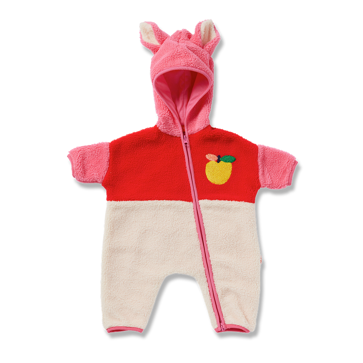 Halcyon Nights Sherpa Roosuit - A Is For Apple Baby