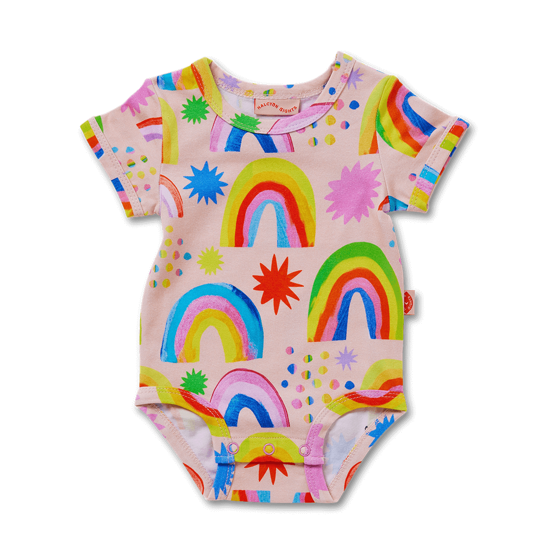 Halcyon Nights SS Bodysuit - I love You Blush