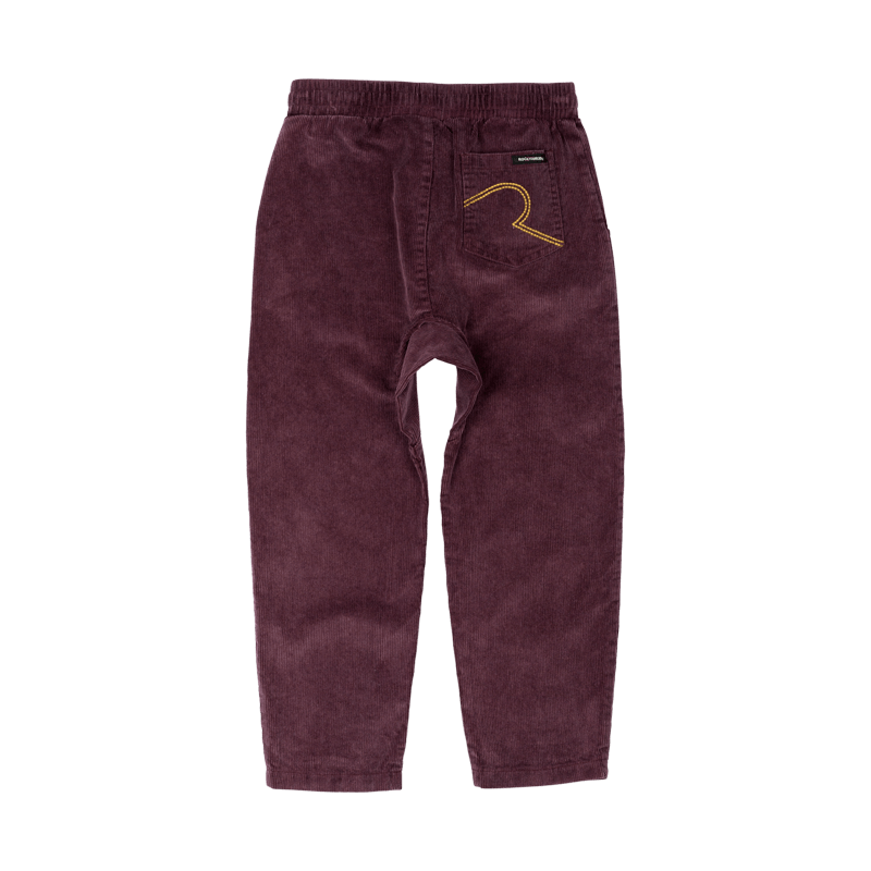 Rock Your Baby Plum Washed Cord Pants