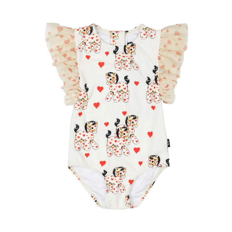 Rock Your Baby XO Pony Fully Lined OnePiece Daisy and Hen