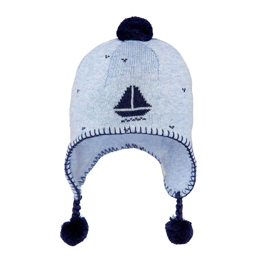 Toshi Organic Earmuff Story / Nautical Daisy and Hen