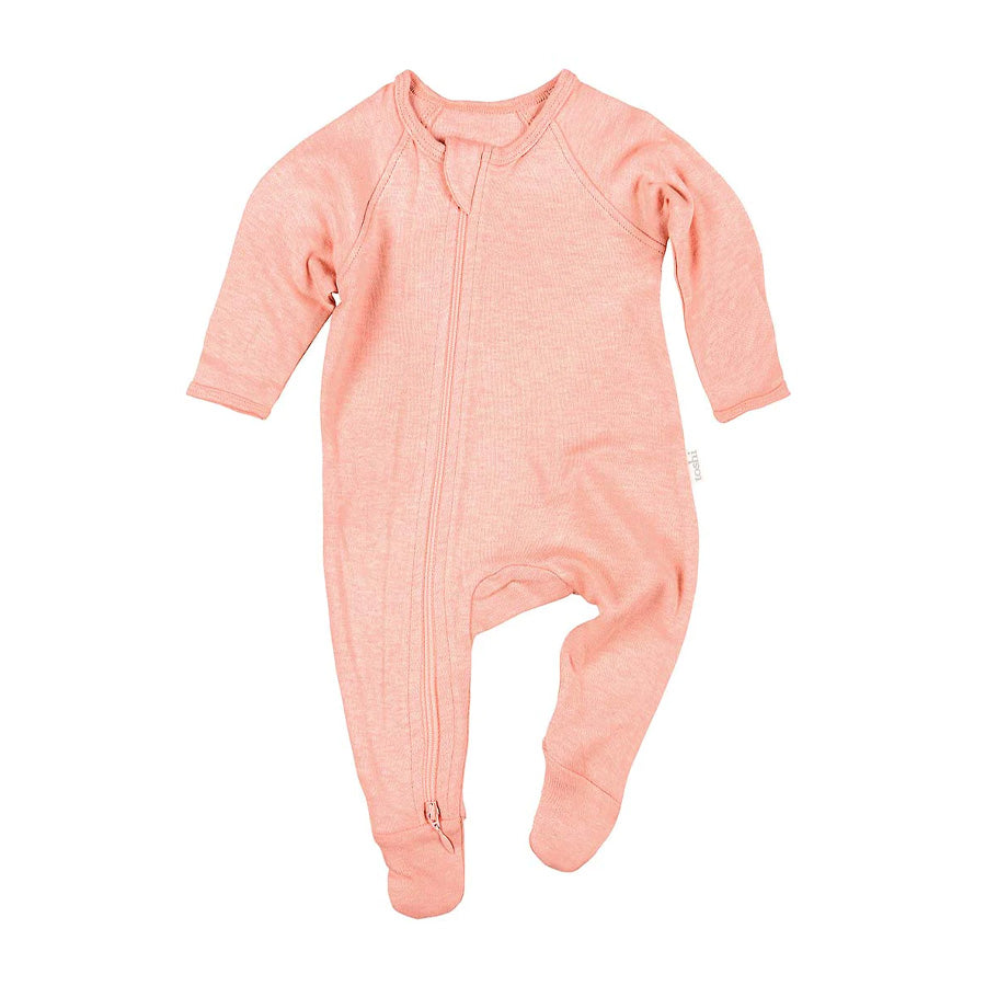 Toshi Organic Long Sleeve Onesie - Dreamtime / Blossom