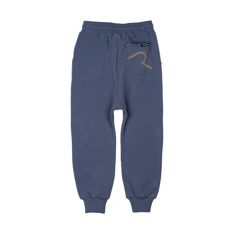 Rock Your Baby Easy Tiger Blue Trackies