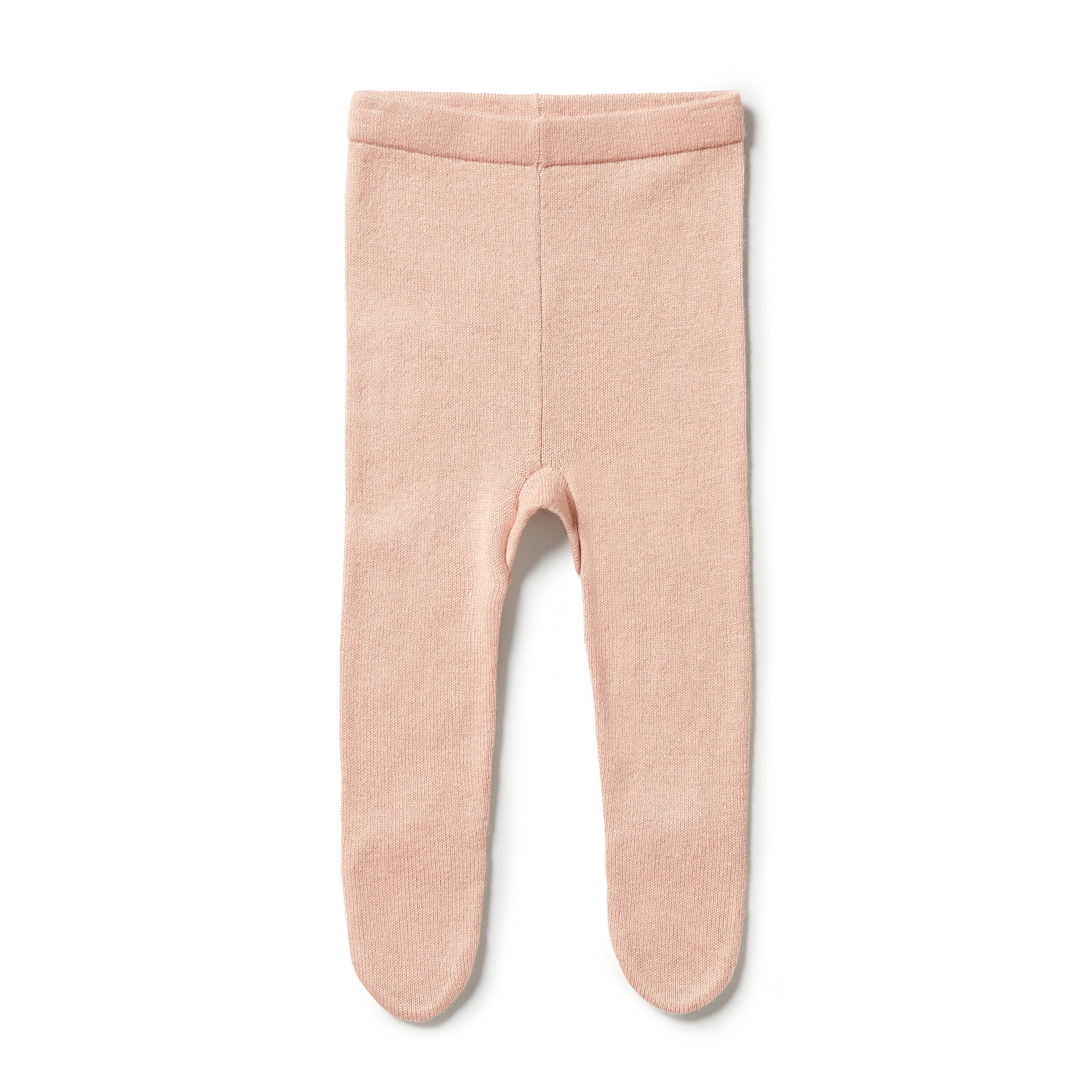 Wilson and Frenchy Knitted Legging with Feet - Rose