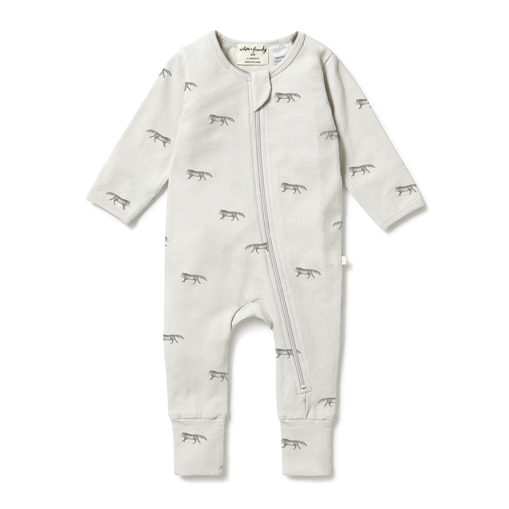 Daisy Mae Organic Zipsuit With Feet