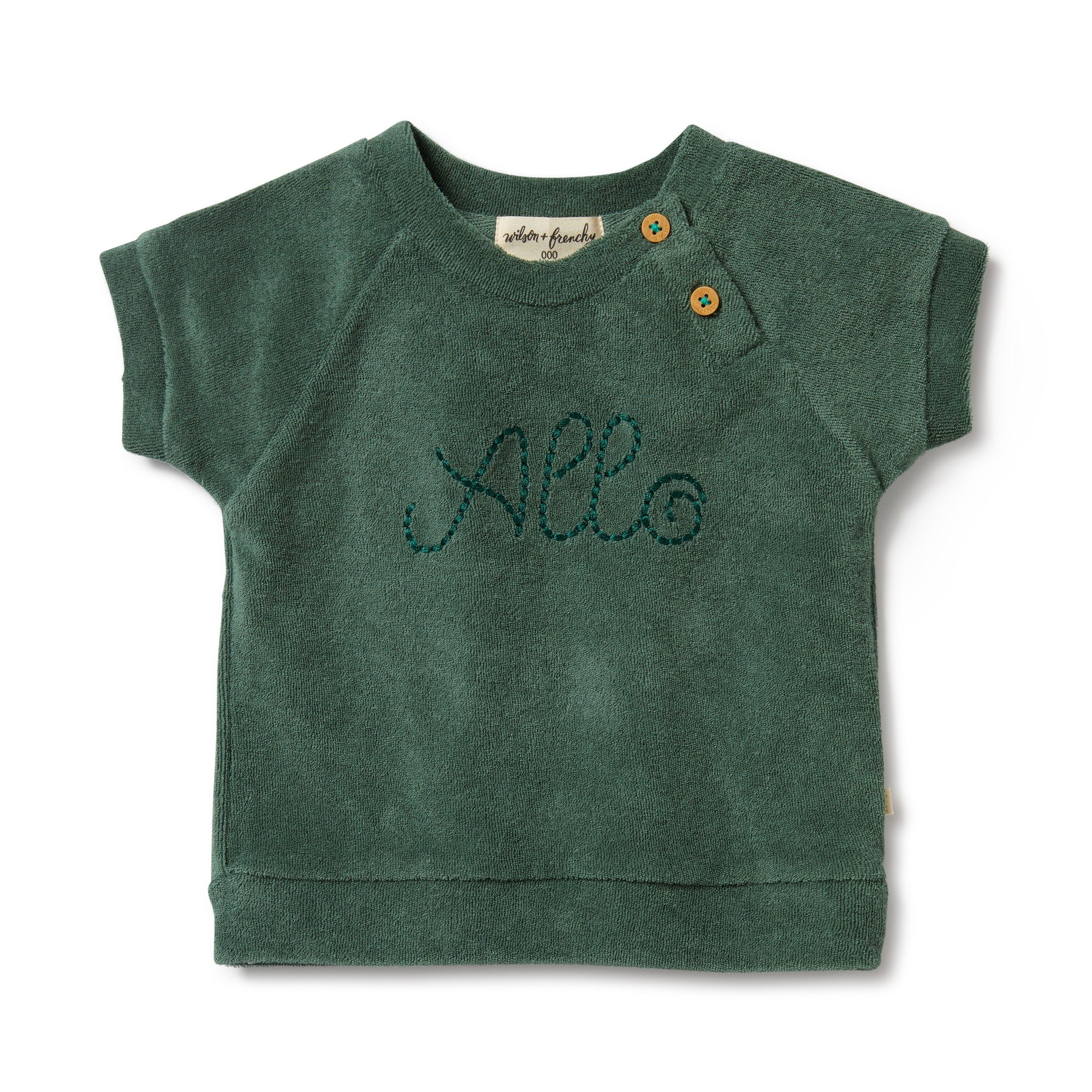 Wilson and Frenchy Allo Organic Terry Sweat