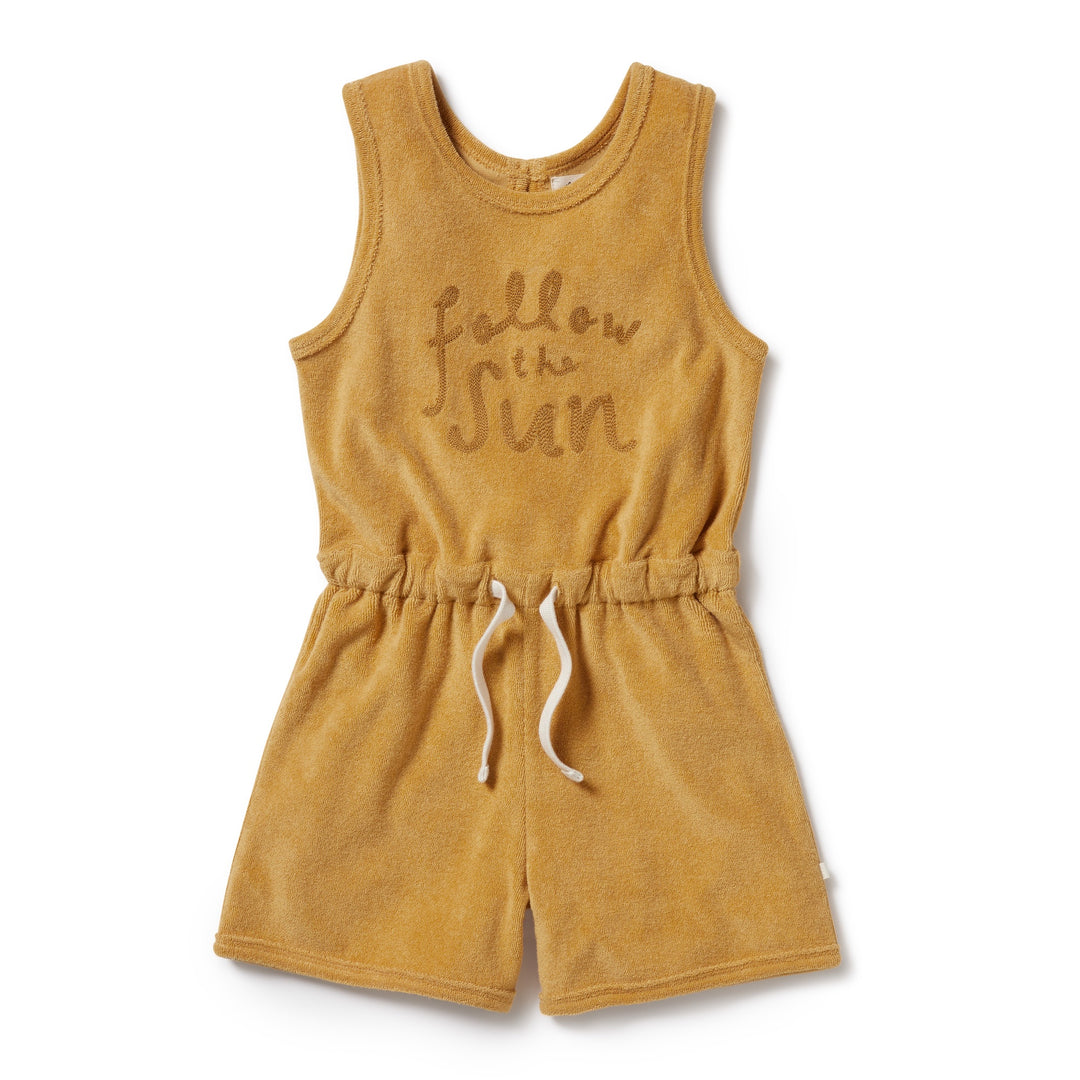 Wilson and Frenchy Follow the Sun Organic Terry Playsuit
