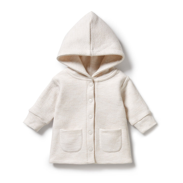 Wilson and Frenchy Organic Quilted Jacket - Oatmeal