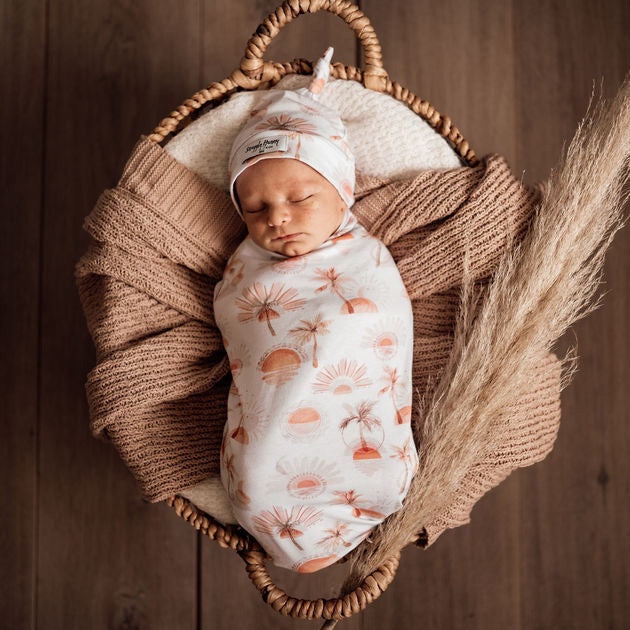 Snuggle Hunny Snuggle Swaddle & Beanie Set - Paradise
