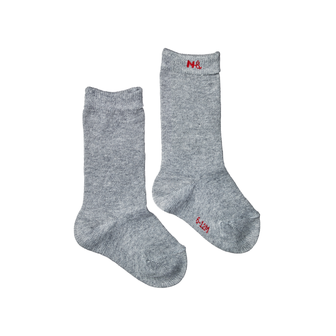Nature Baby Organic Cotton Socks - Grey Marl