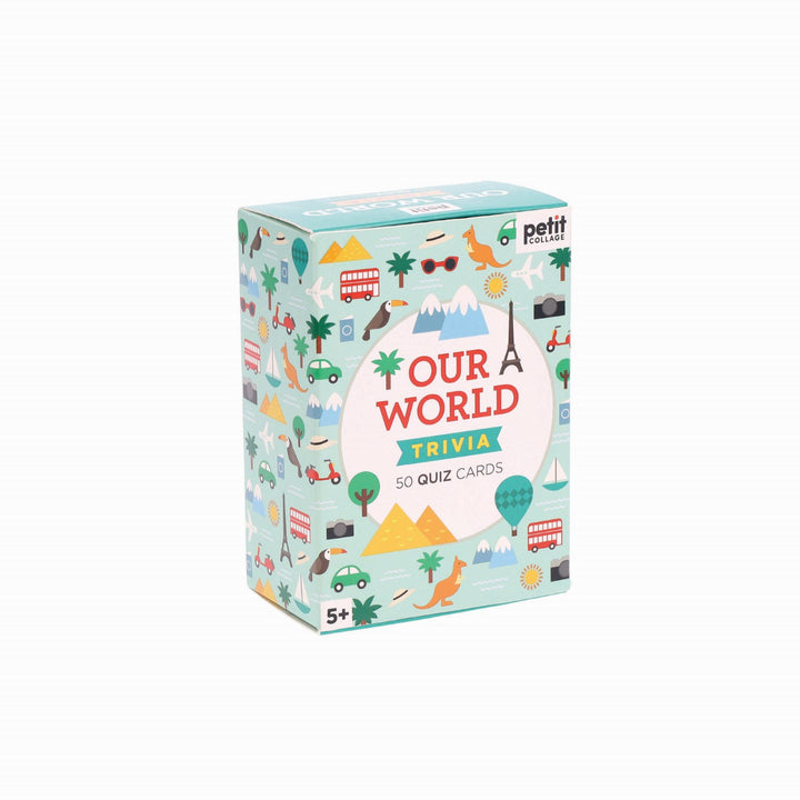 Petit Collage Trivia Cards -­ Our World