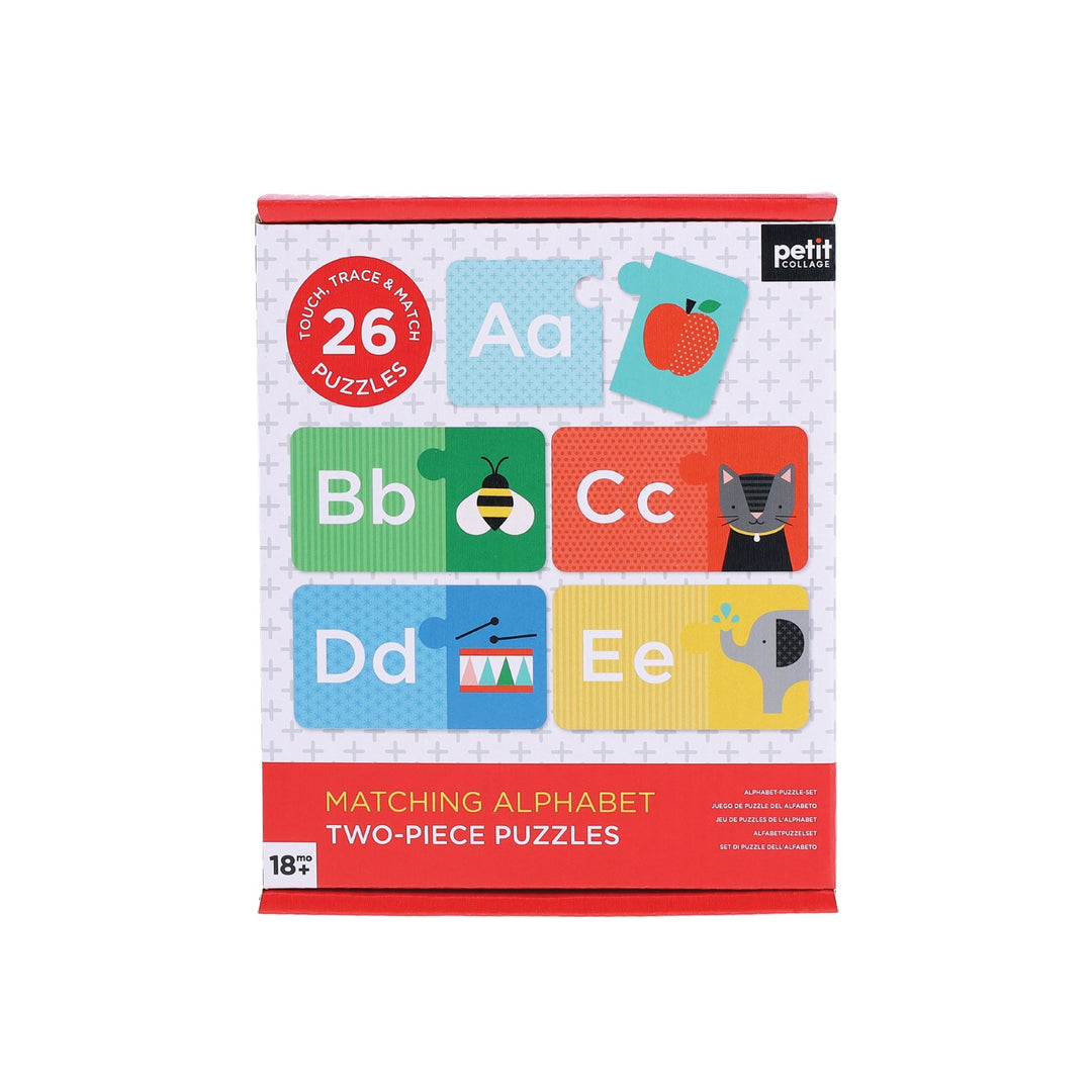 Matching Alphabet Two Piece Puzzles