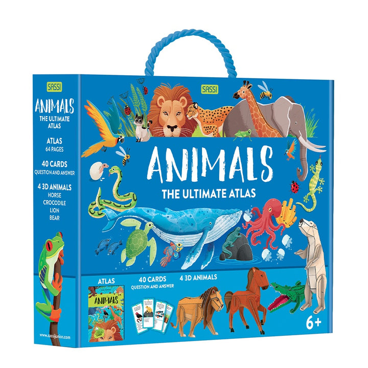 Animals Ultimate Atlas, 3D Models, Book and Game Set