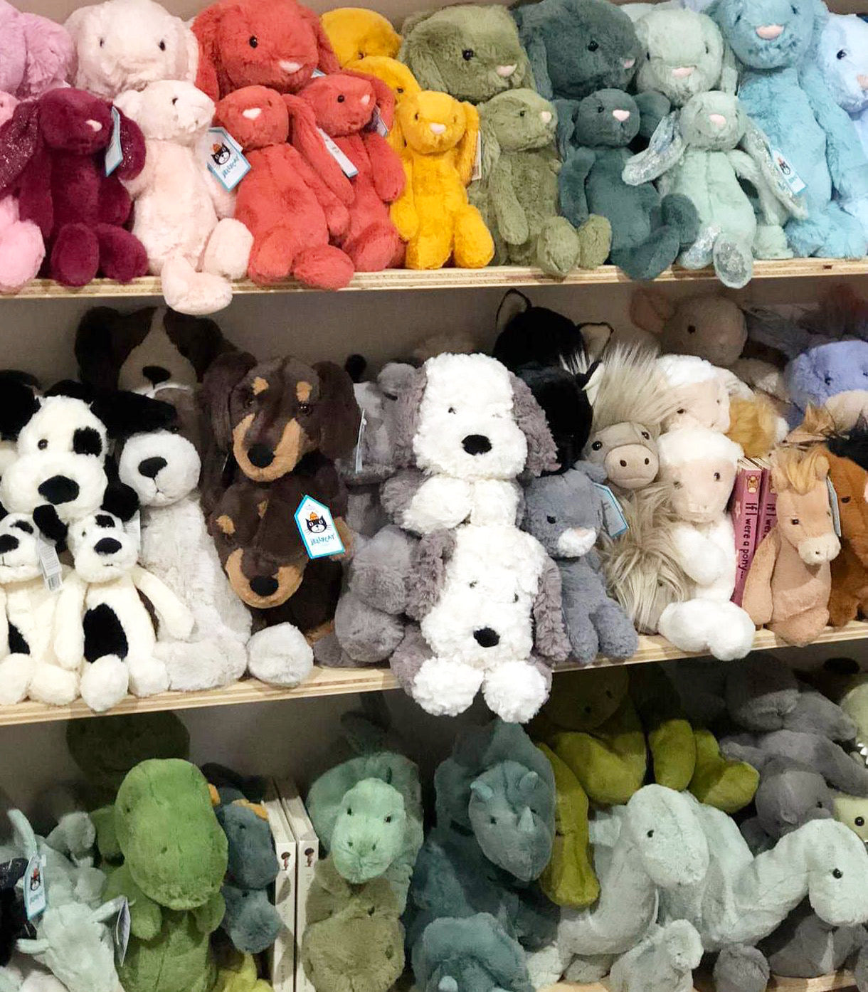 Buy the biggest range of Jellycat bunnies and soft toys online now