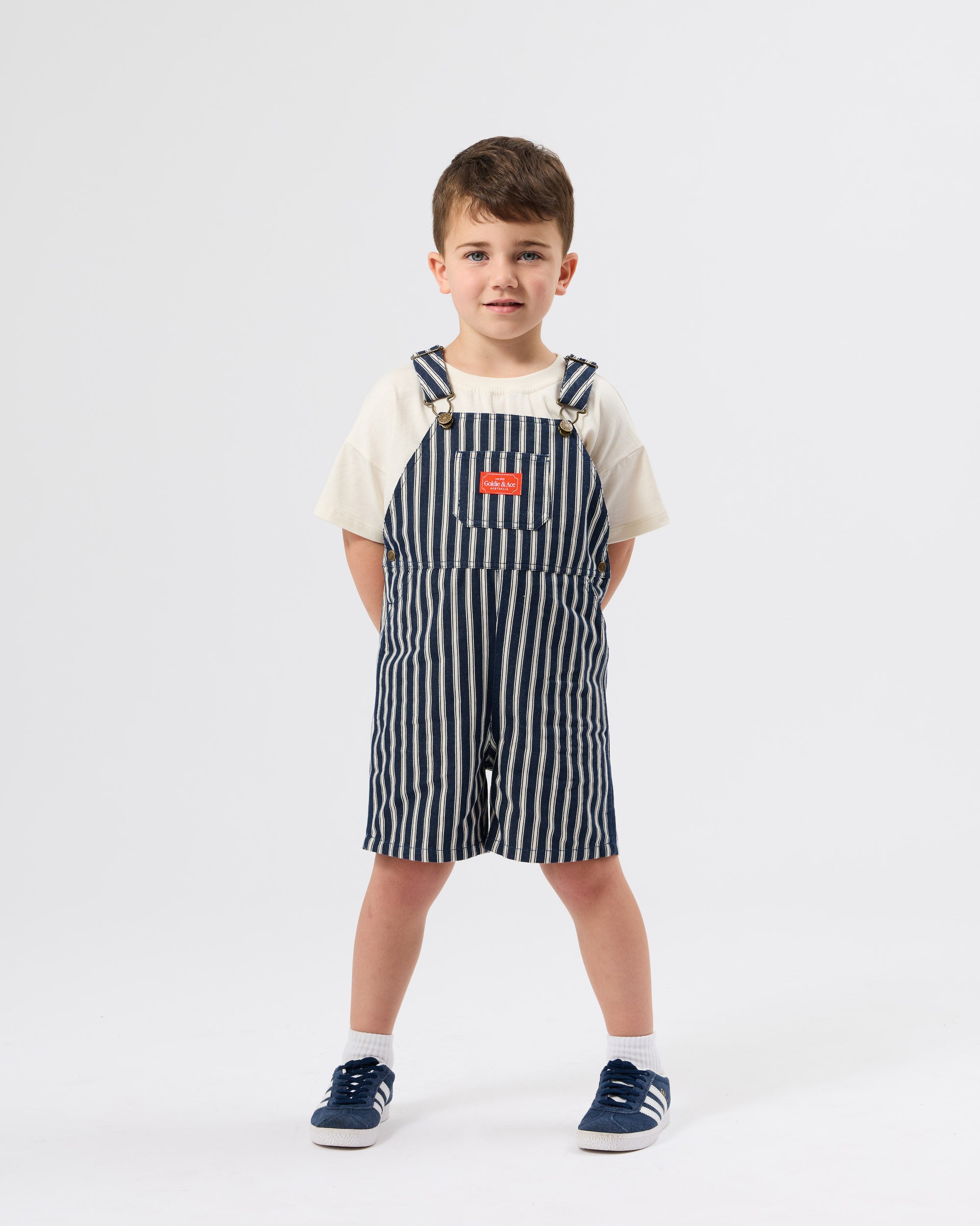 Railroad Stripe Burton Overalls