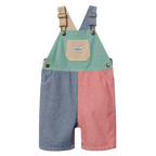 Patchwork Stripe Burton Overalls