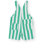 Happy Stripe Button Burton Overalls