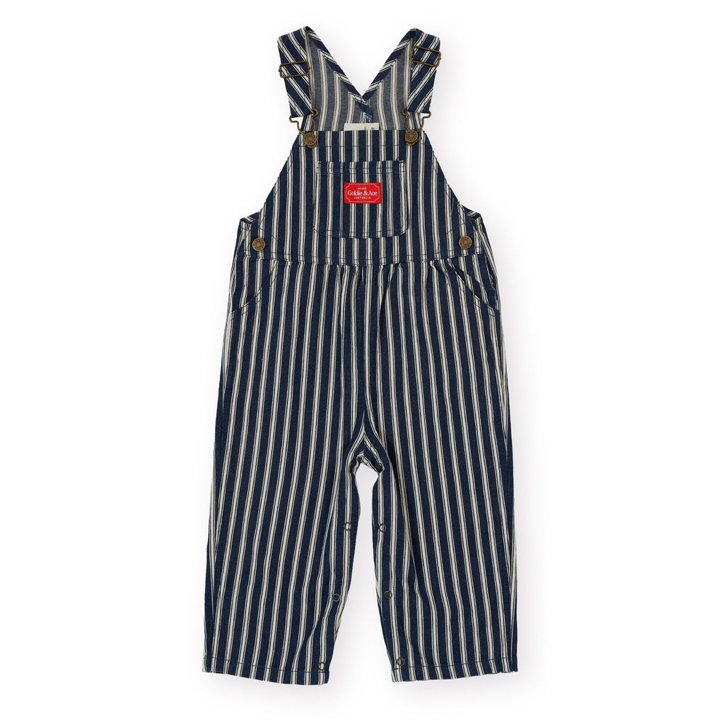 Railroad Stripe Austin Overalls