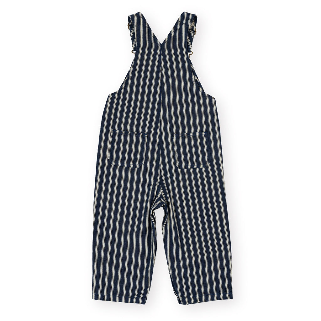 Railroad Stripe Austin Overalls