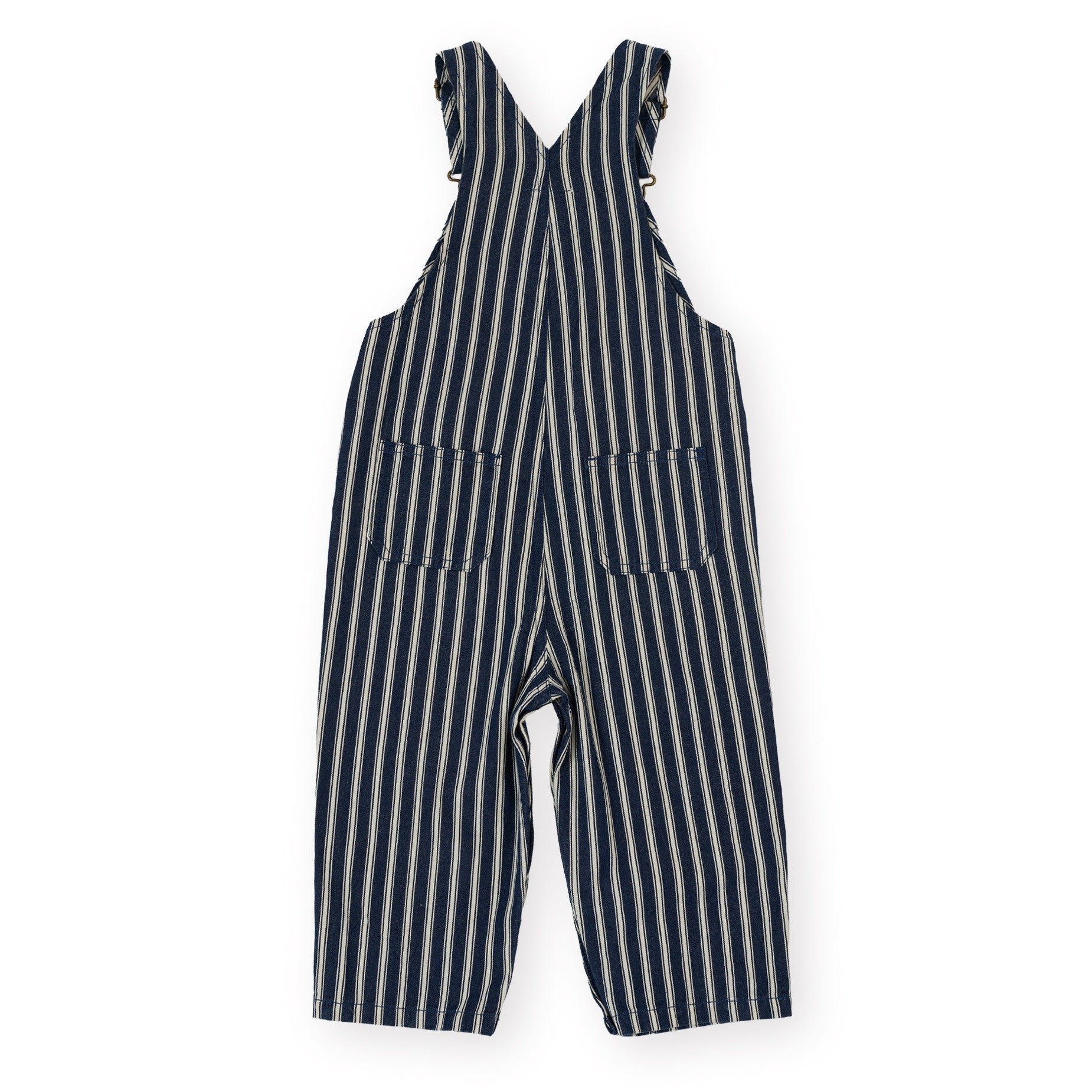 Railroad Stripe Austin Overalls