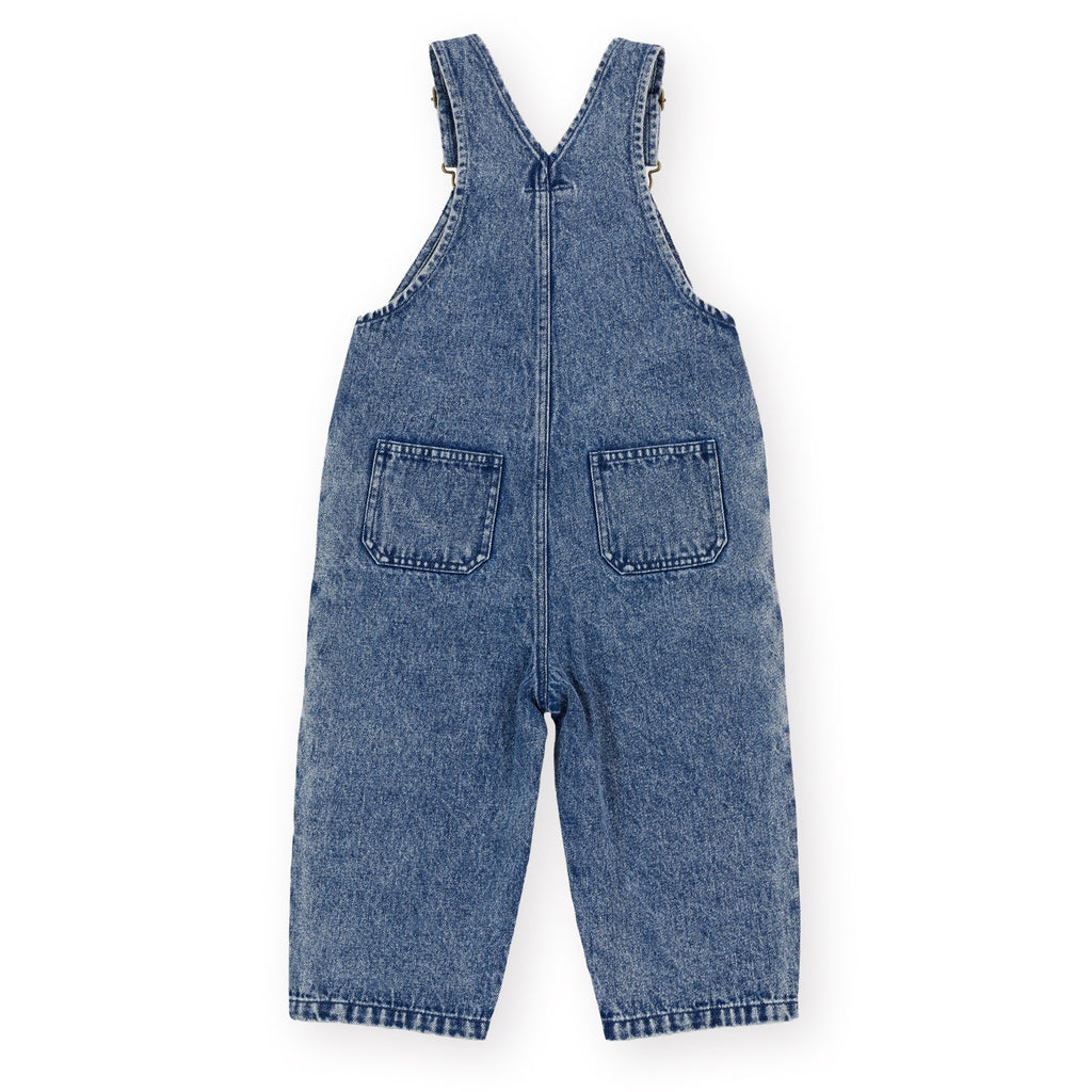 Austin Colour Block Vintage Denim Overalls