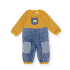 Pin Stripe Overall Romper