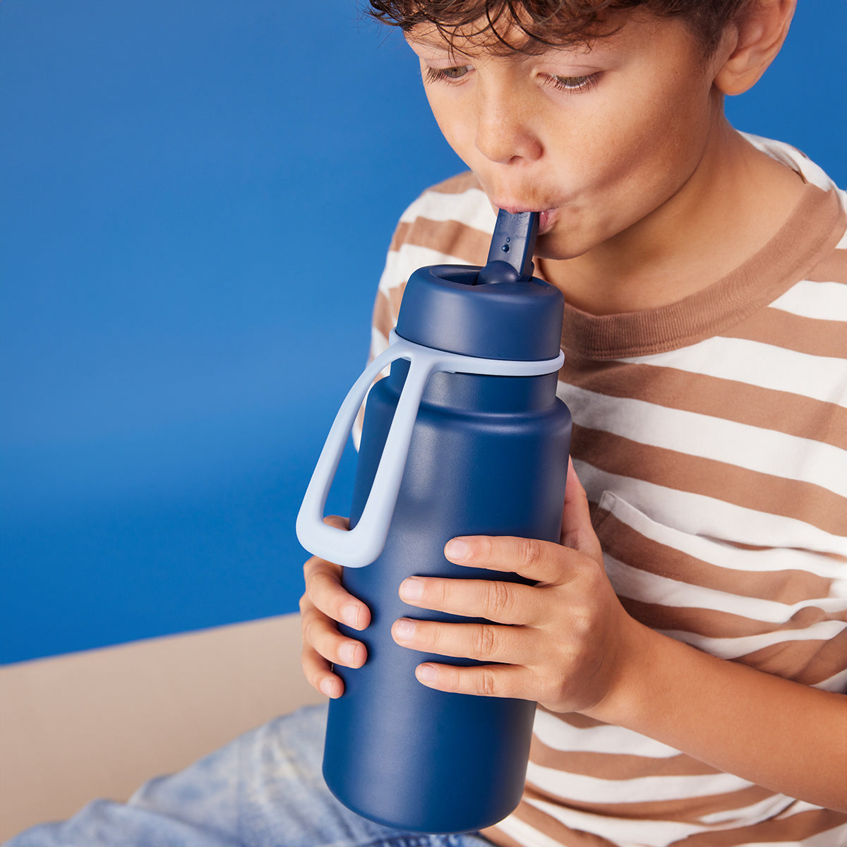 Insulated Flip Top Bottle 1L - Midnight