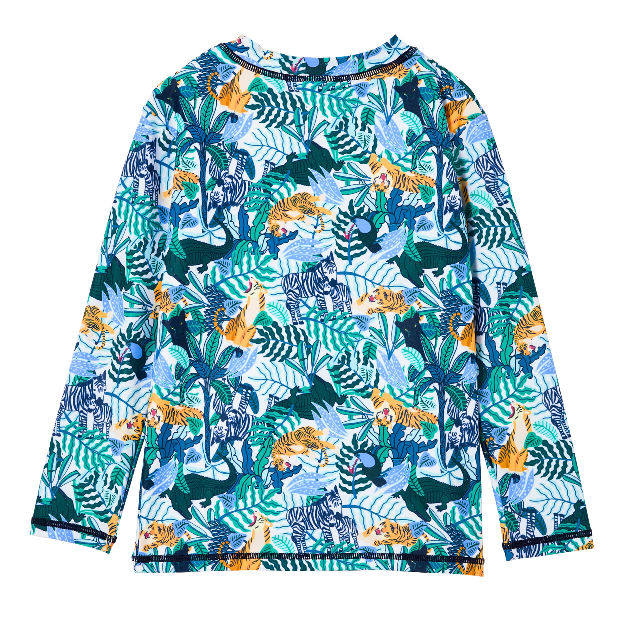 Milky In The Wild Rashie - Multi/Midnight Blue