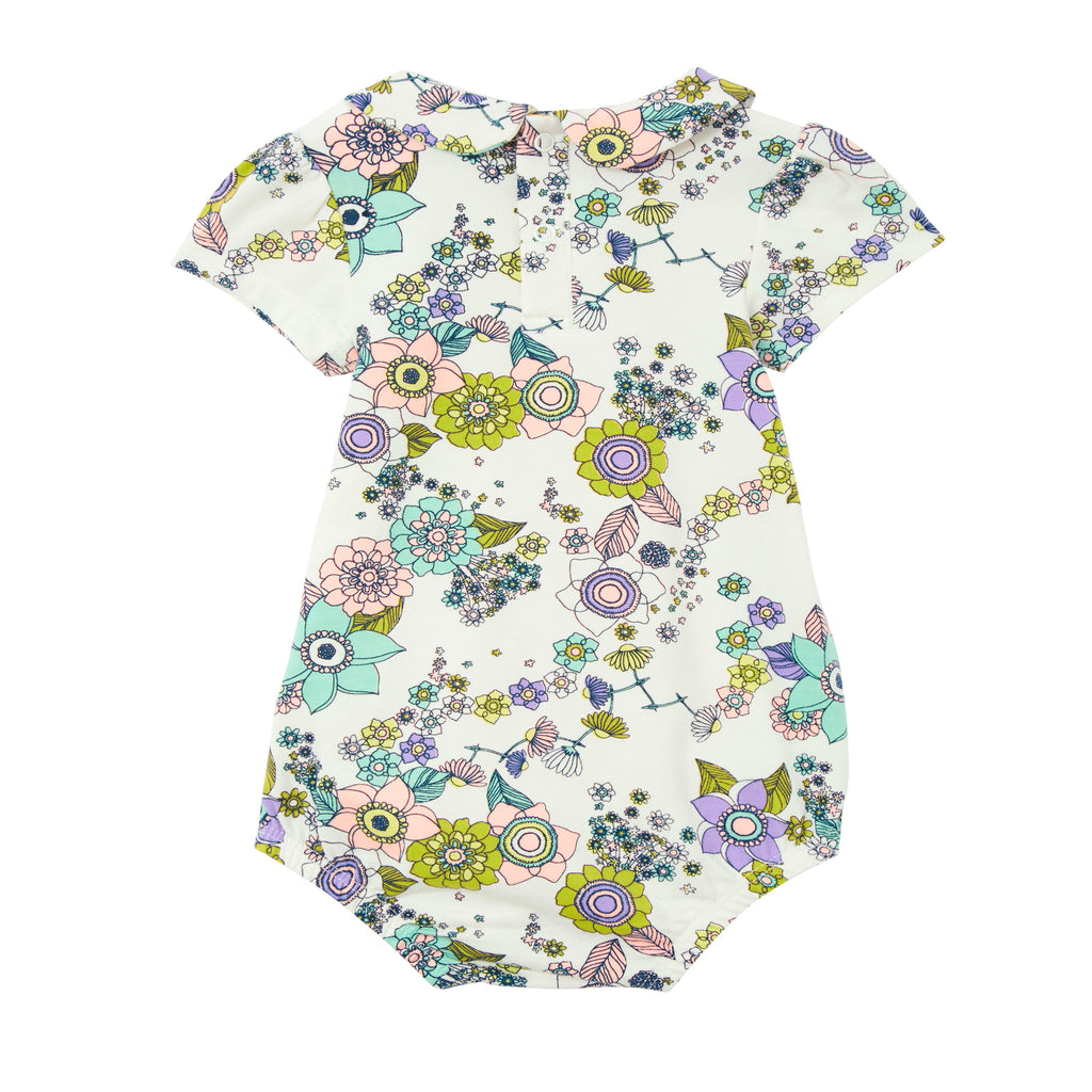 Milky Daisy Chain Bubbysuit - Off White