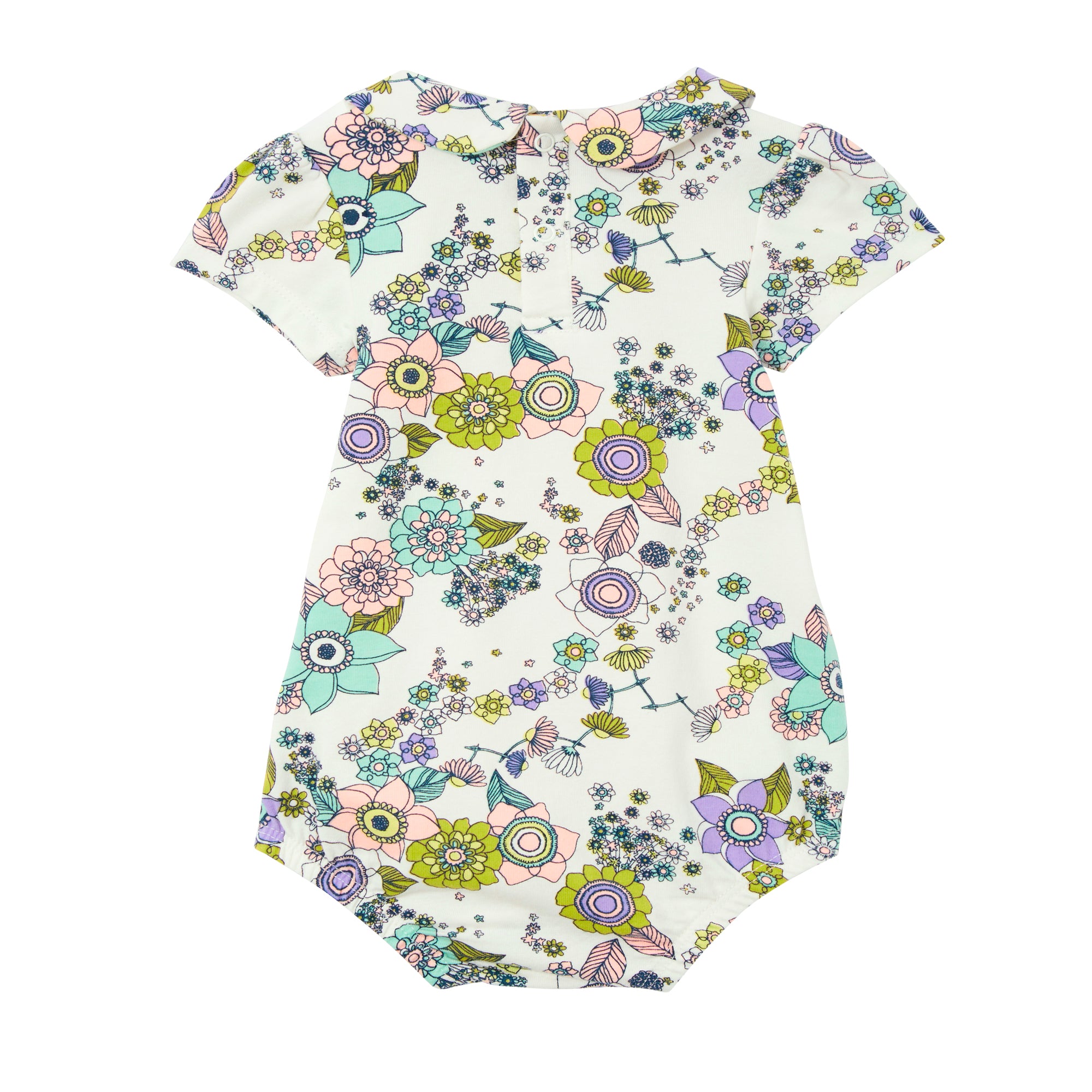Milky Daisy Chain Bubbysuit - Off White