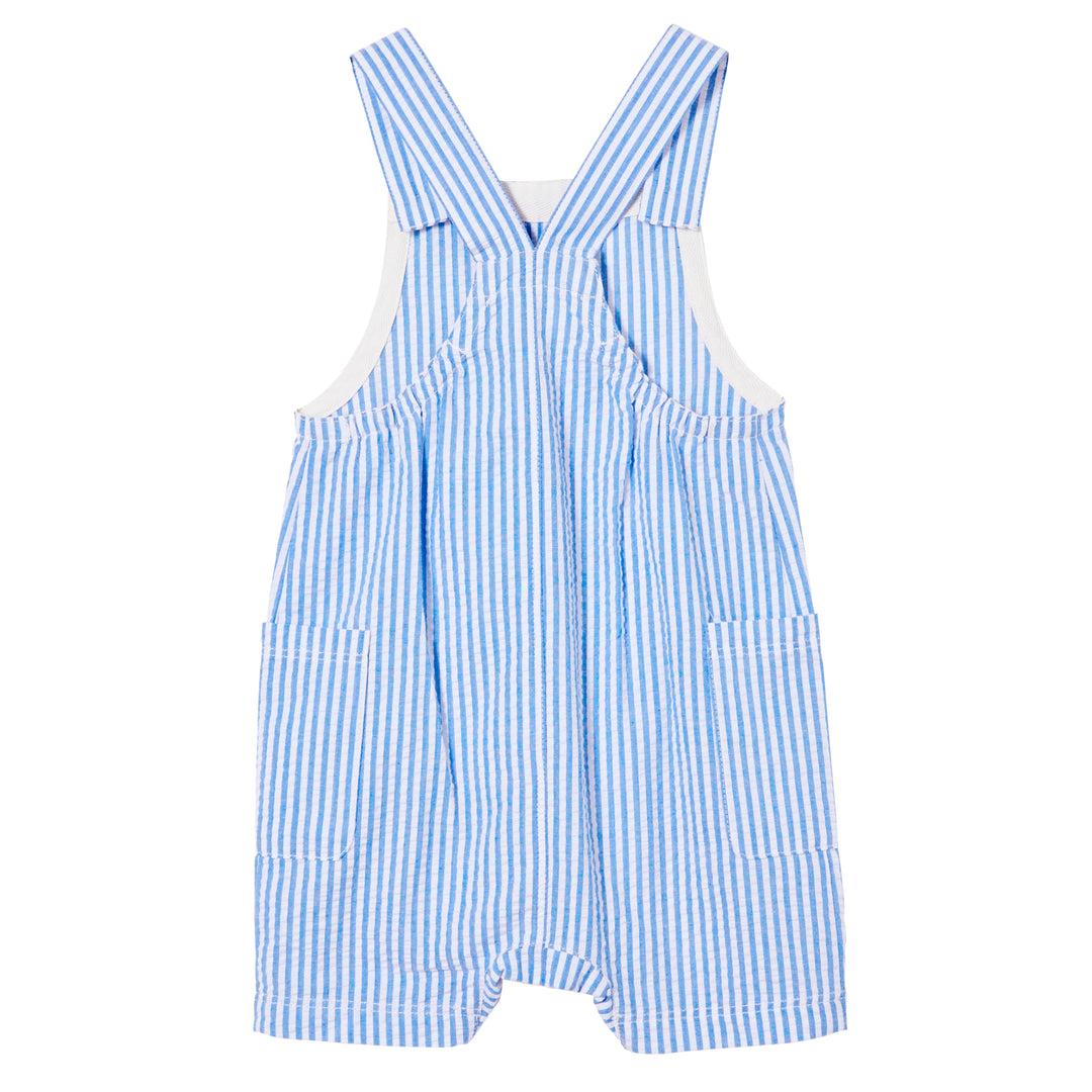 Milky Yacht Stripe Overall - Blue Stripe