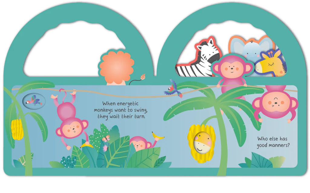 Baby's World - Peek-a-Boo Handle Book - We Can Say