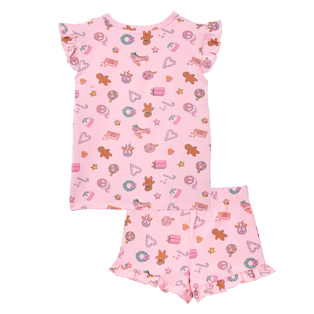 Milky Festive Pyjamas - Blossom Pink