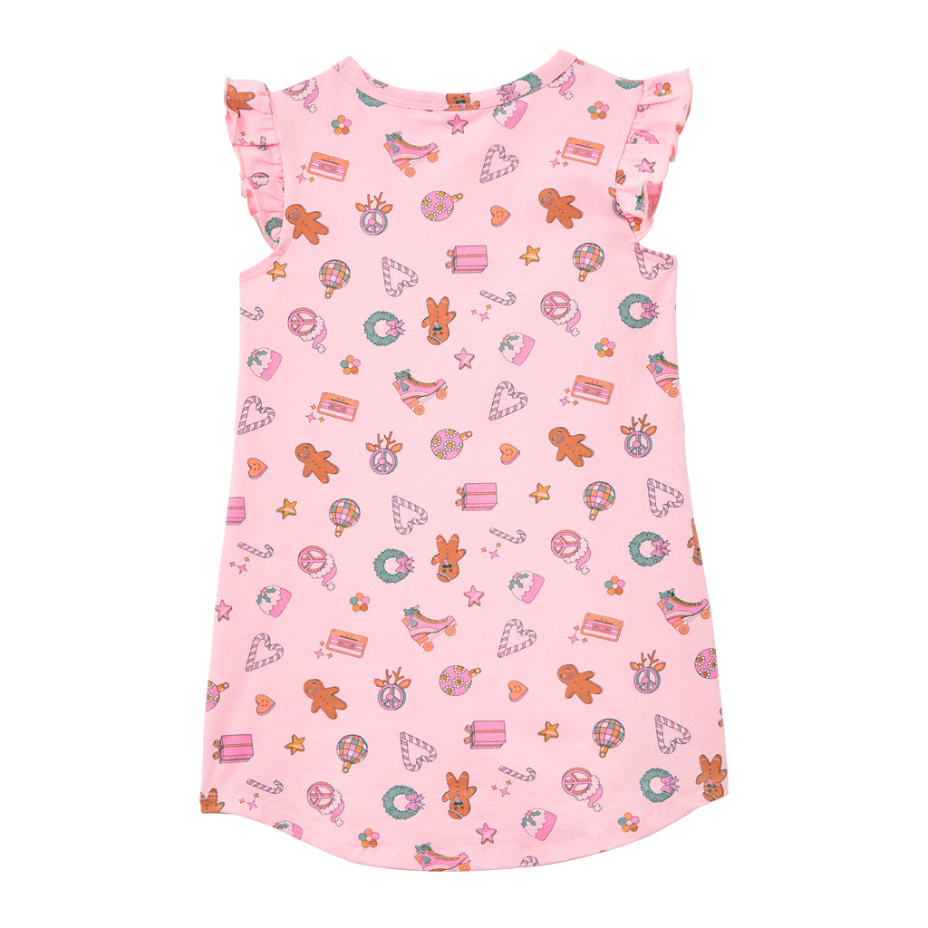 Milky Festive Nightie - Blossom Pink