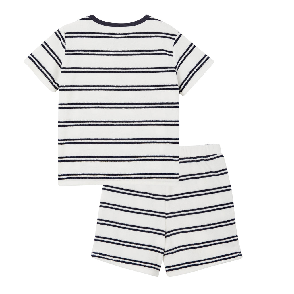Milky Terry Towelling Set - Off White