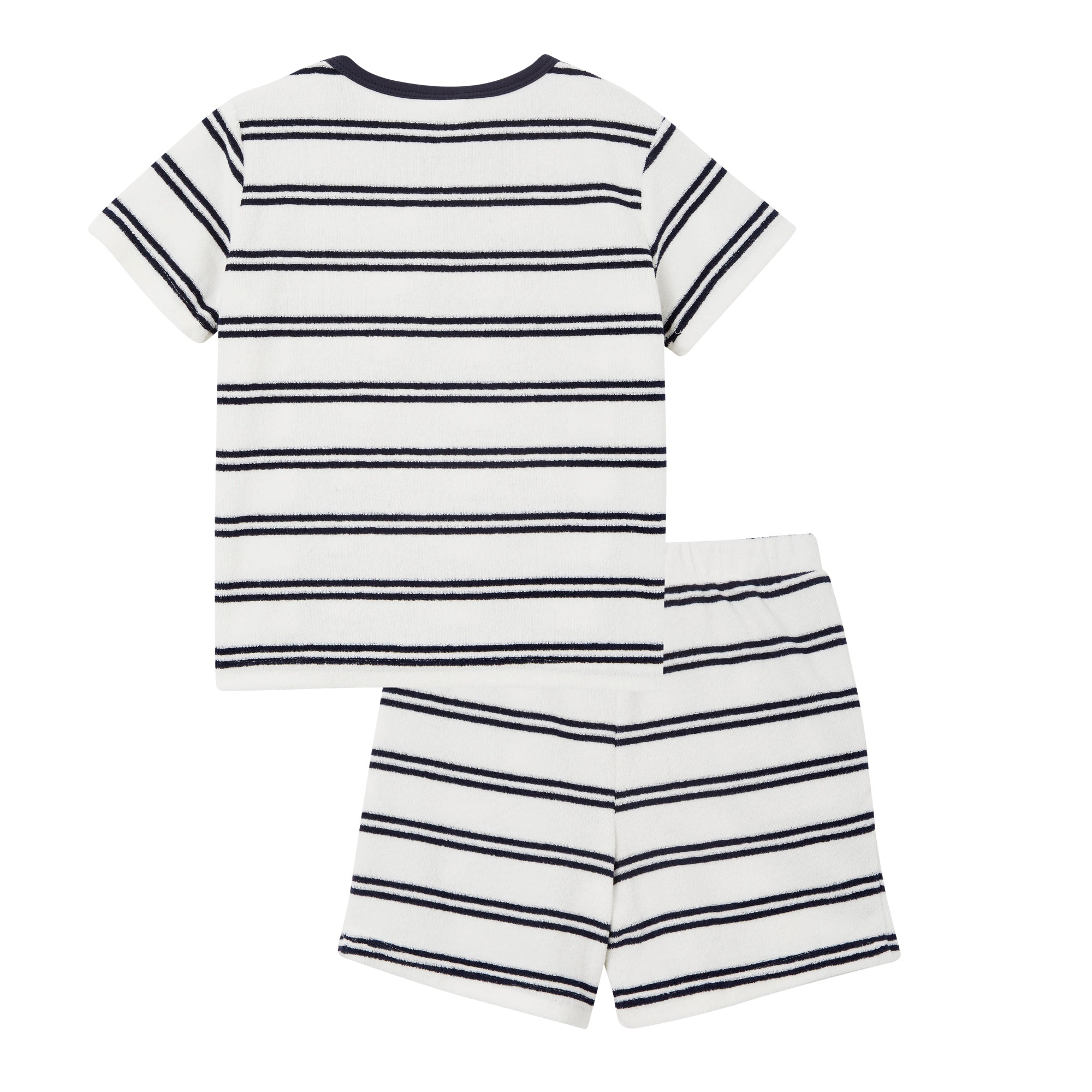 Milky Terry Towelling Set - Off White