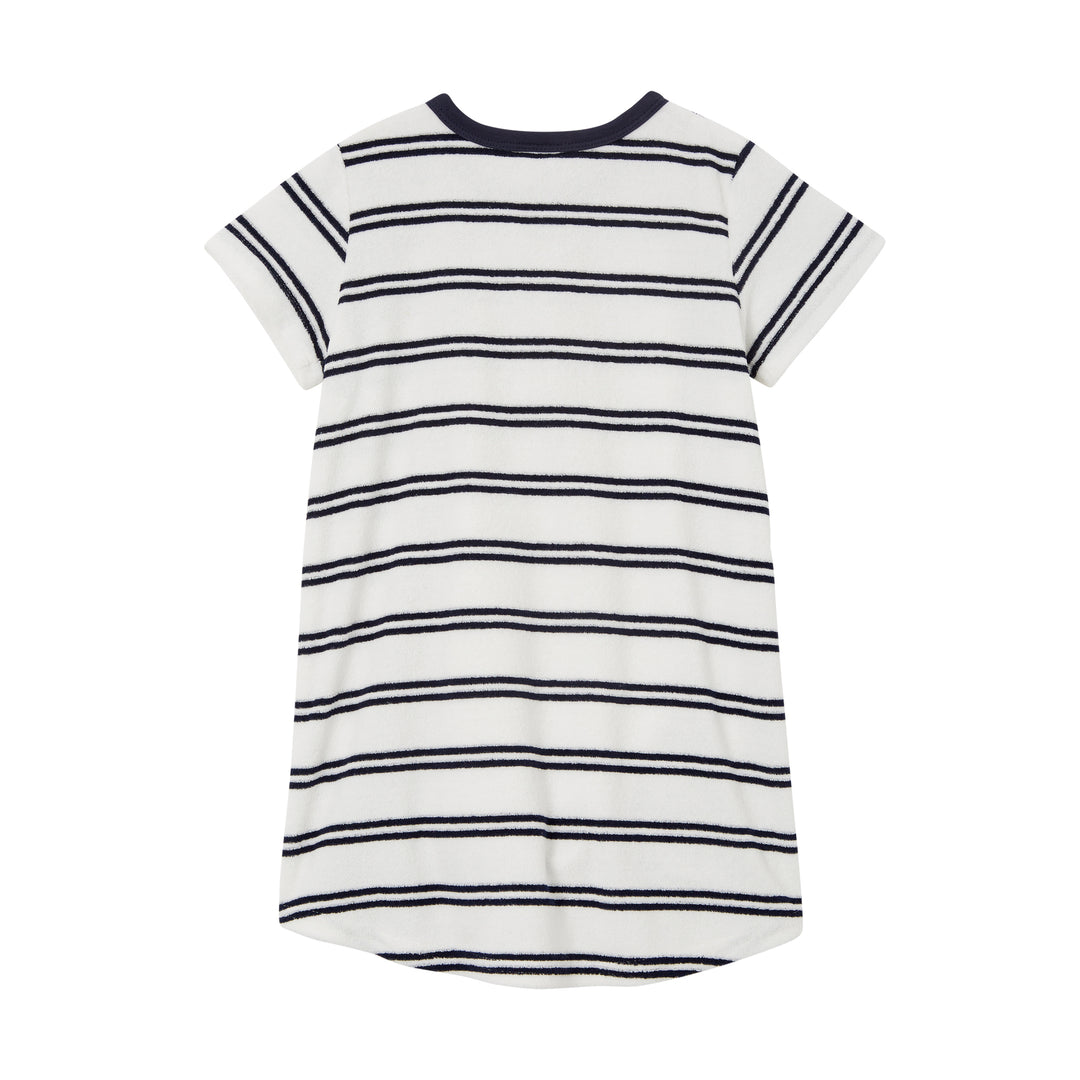 Milky Terry Towelling Dress - Off White