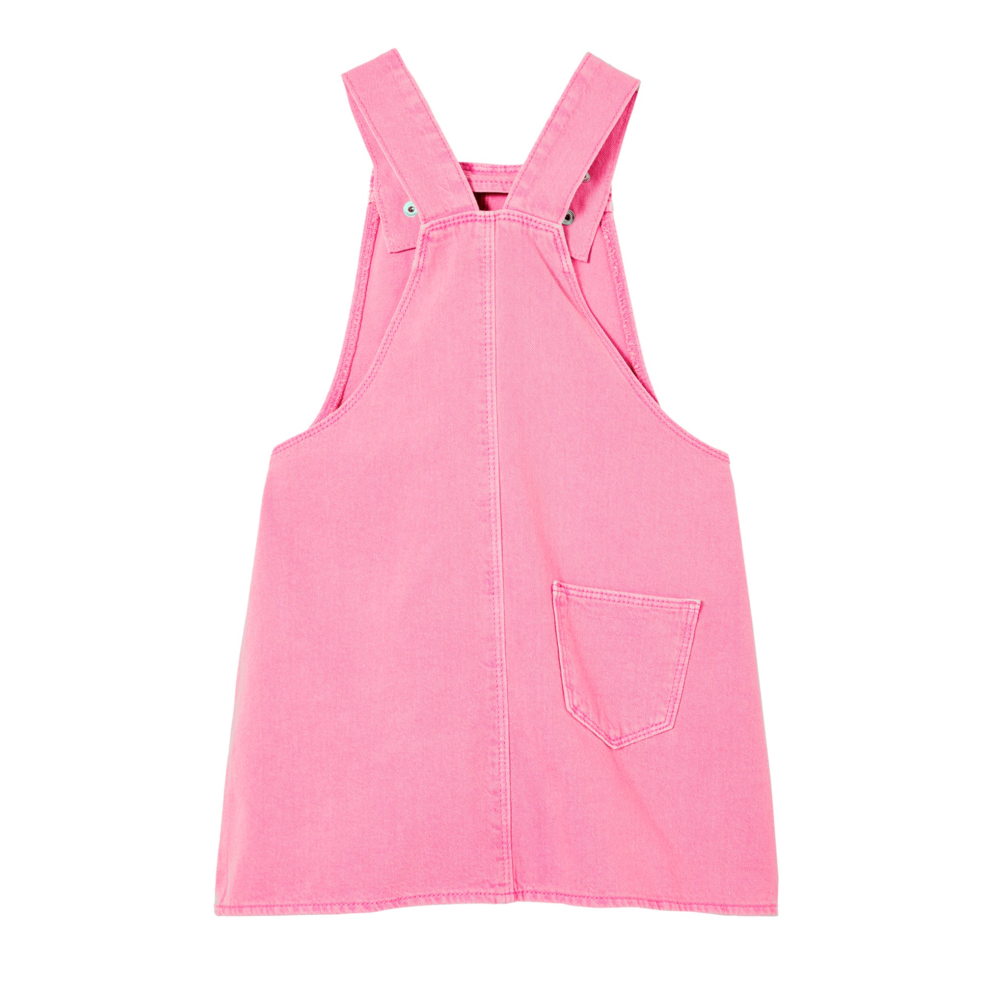 Milky Pink Denim Pinni - Pink