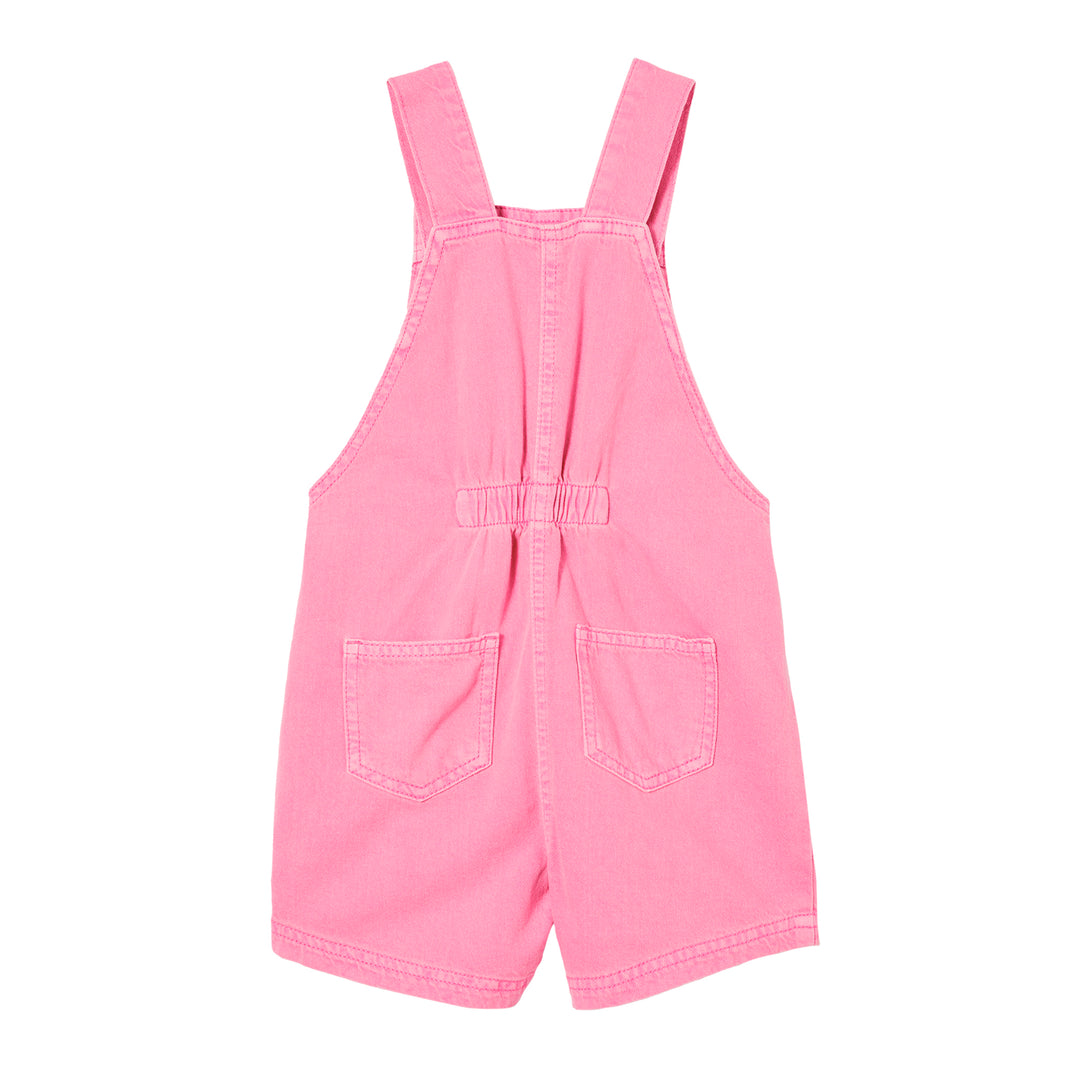 Milky Pink Denim Overall - Pink