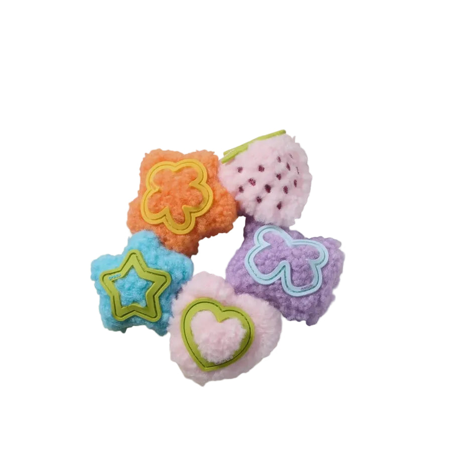 Jibbitz Charms - Plush Icons 5Pk