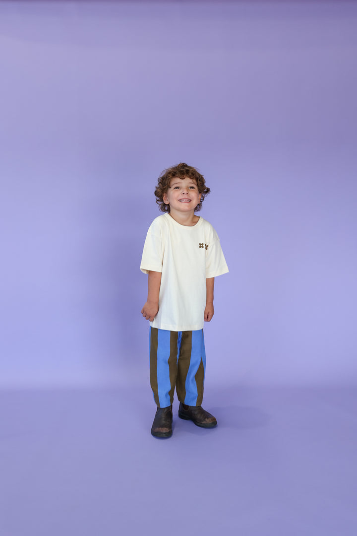 Grown Striped Knit Pant - Coffee