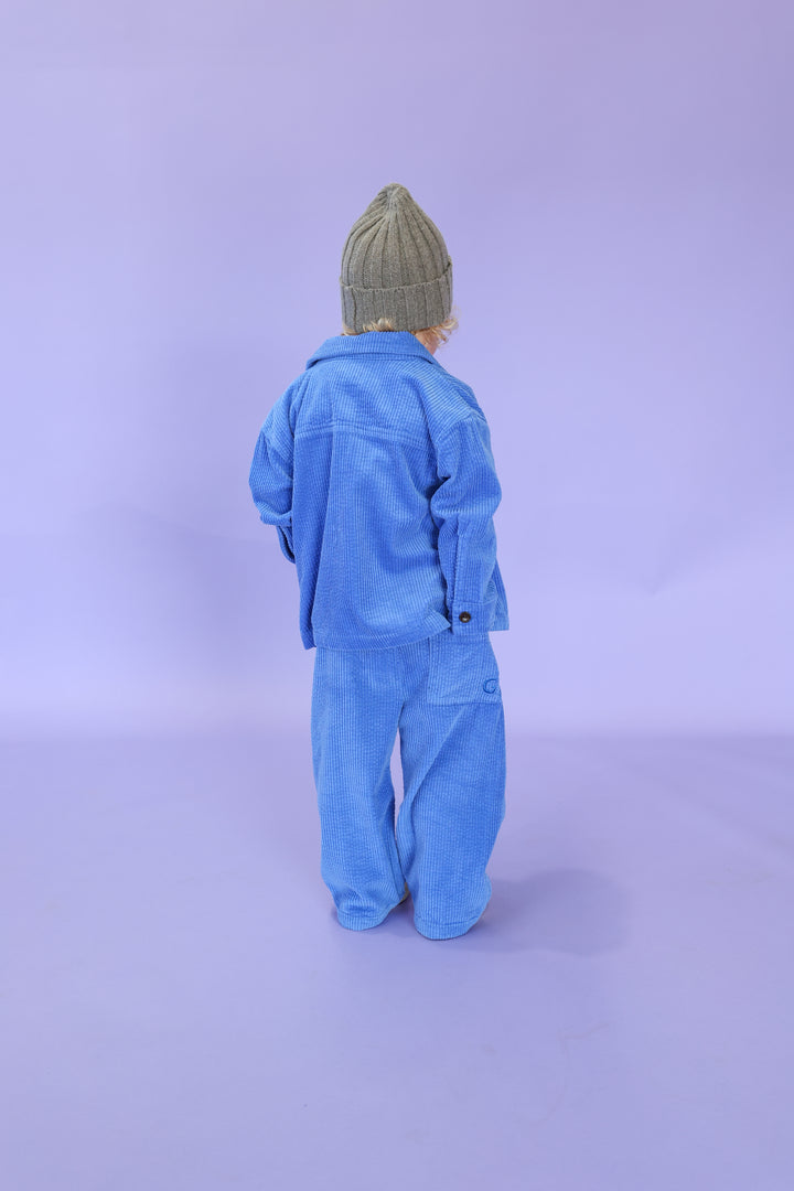 Grown Organic Relaxed Cord Shirt - Sea