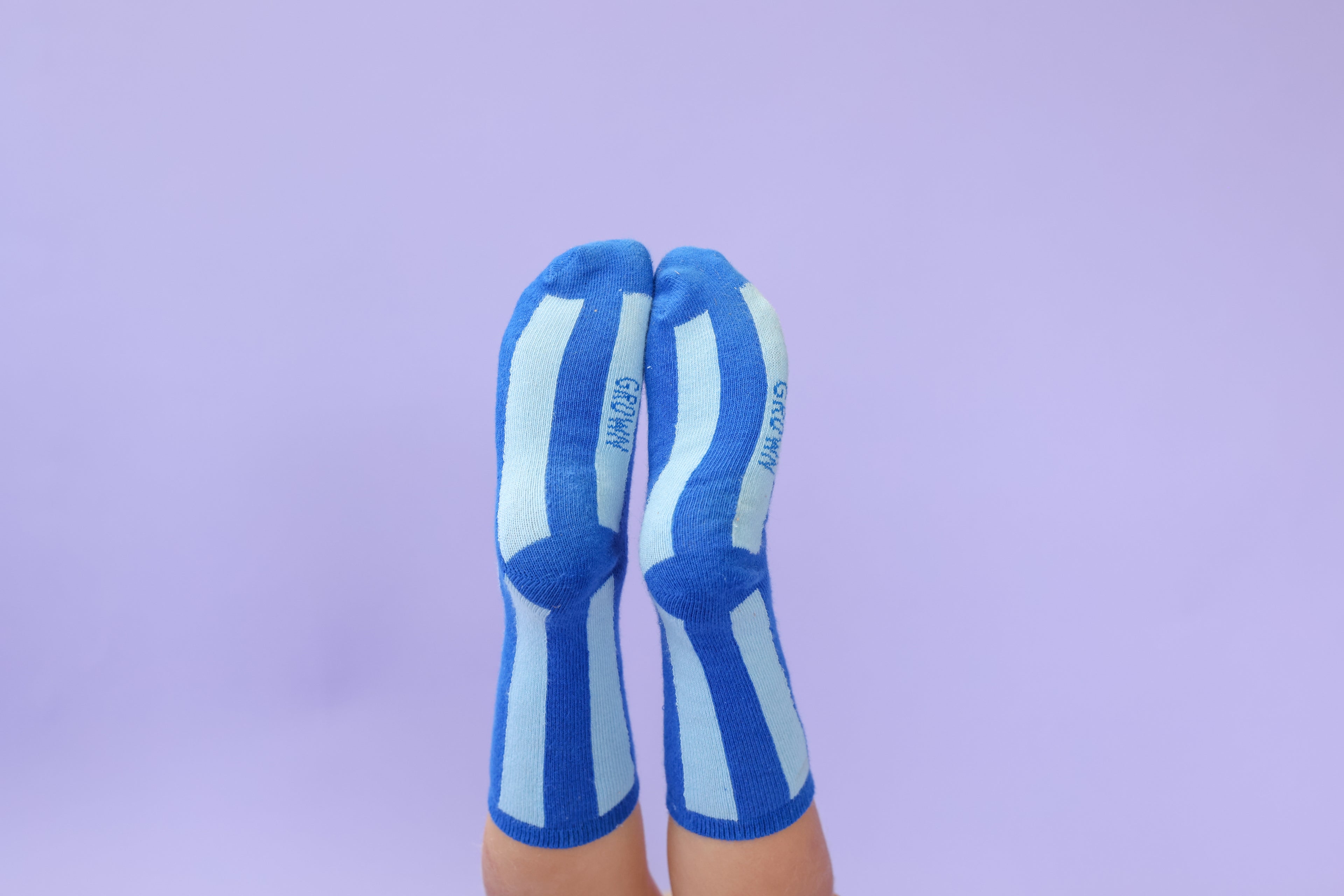 Grown Striped Socks - Sea