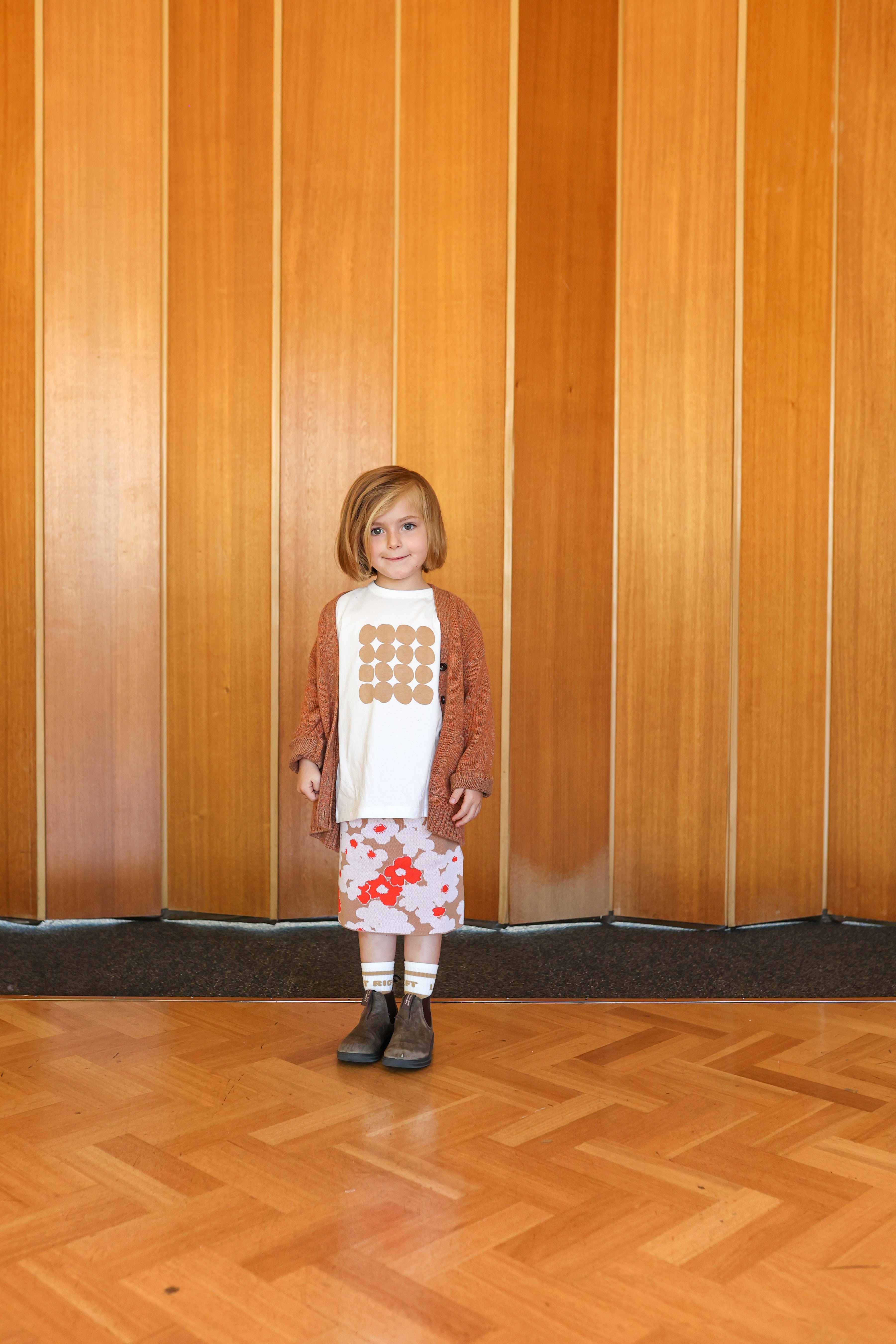 Grown Organic Knitted Skirt - Fleur