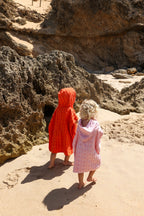 Terry Towelling Poncho - Blossom