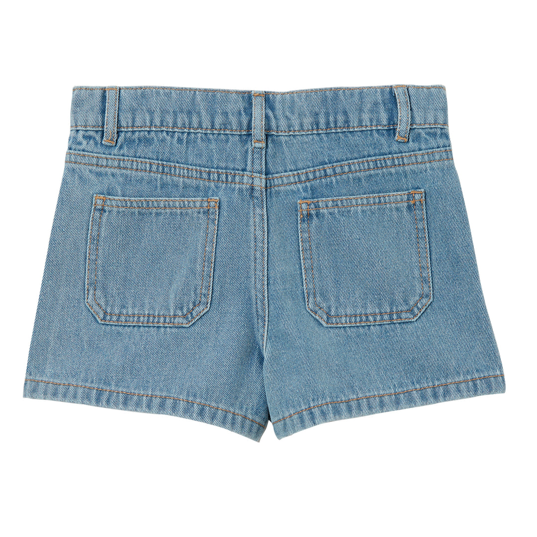 Milky Utility Denim Short - Denim