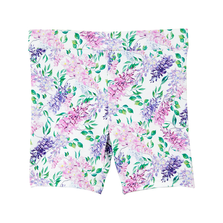 Milky Wisteria Bike Short