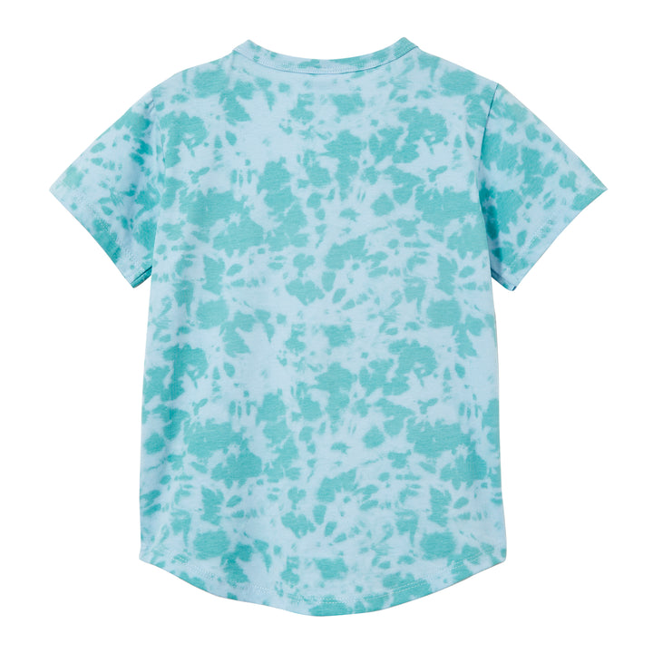 Milky Green Tie Dye Tee - Ice Blue