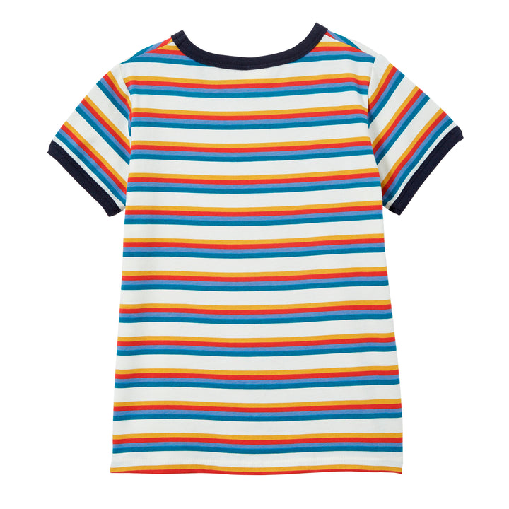 Milky Multi Stripe Tee - Oatmeal