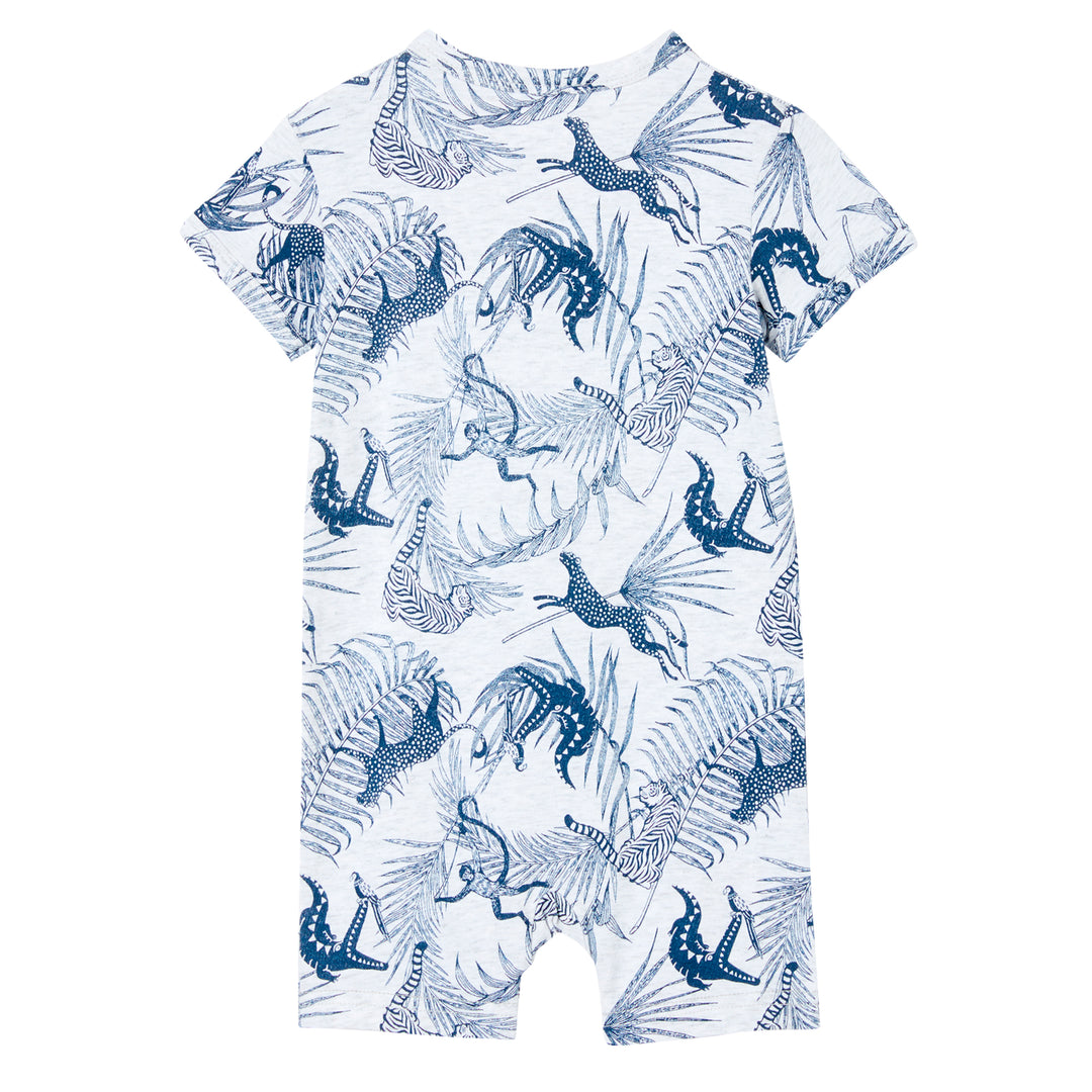 Milky Jungle Romper - Silver Marle